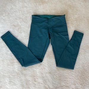 Lululemon Wunder under green leggings 6